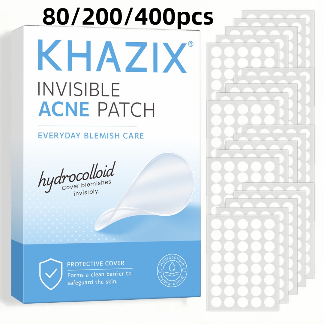 Hydrocolloid Pimple Patch - KHAZIX 80/200/400 قطعة من لصقات الهيدروكولويد