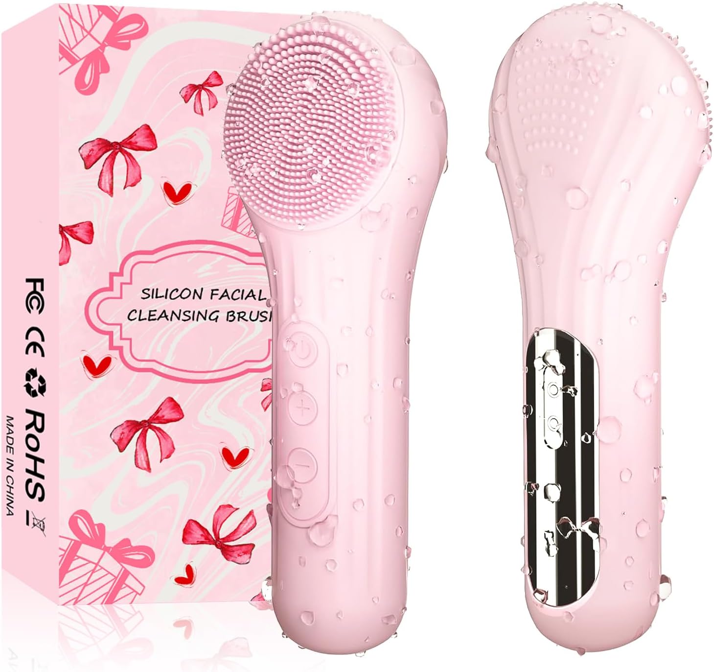 Silicone Face Scrubber Electric - منظف الوجه من السيليكون، فرشاة تنظيف