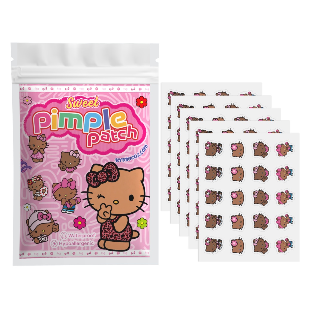 Hydrocolloid Pimple Patch - 100 قطعة من لصقات حب الشباب