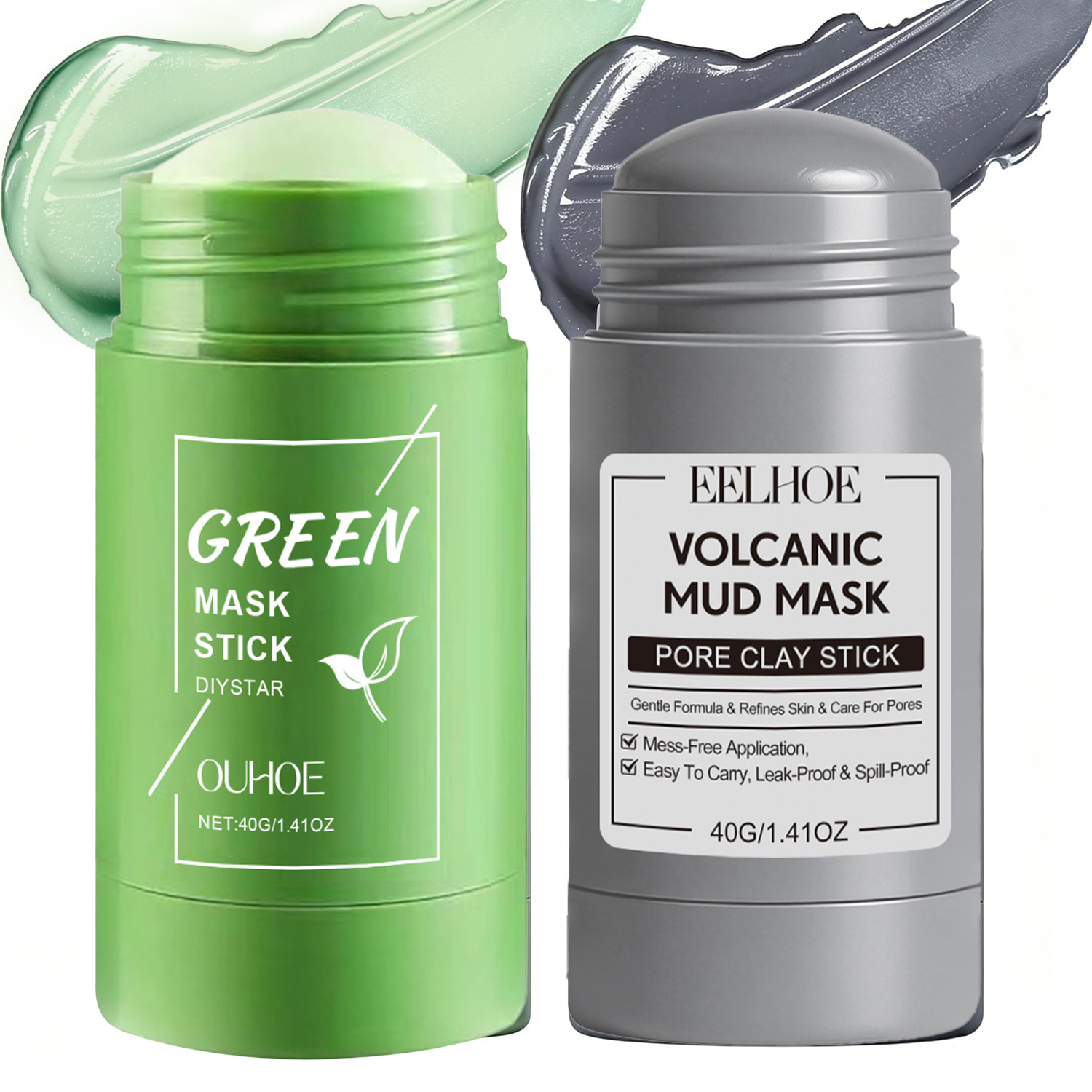 Green Tea Cleansing Clay Mask - قناع تنظيف عميق للمسام من برك