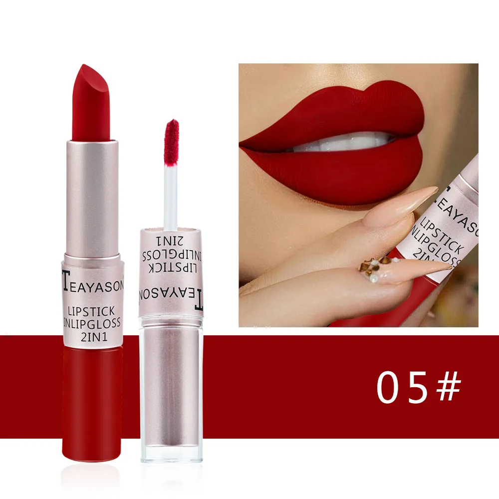 Matte Velvet Lip Tint Long Lasting - أحمر شفاه أحمر غير لامع مقاوم