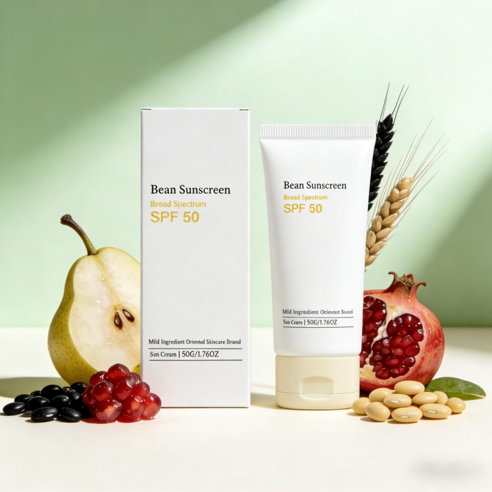 Spf 50 Waterproof Sunscreen - كريم واقي من الشمس كوري بالفول