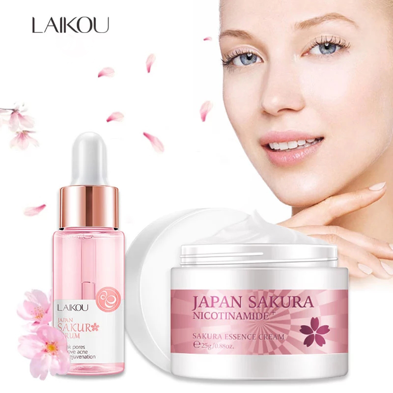 Niacinamide Pore Shrinking Essence - LAIKOU ساكورا مصل وكولاجين كريم وجه