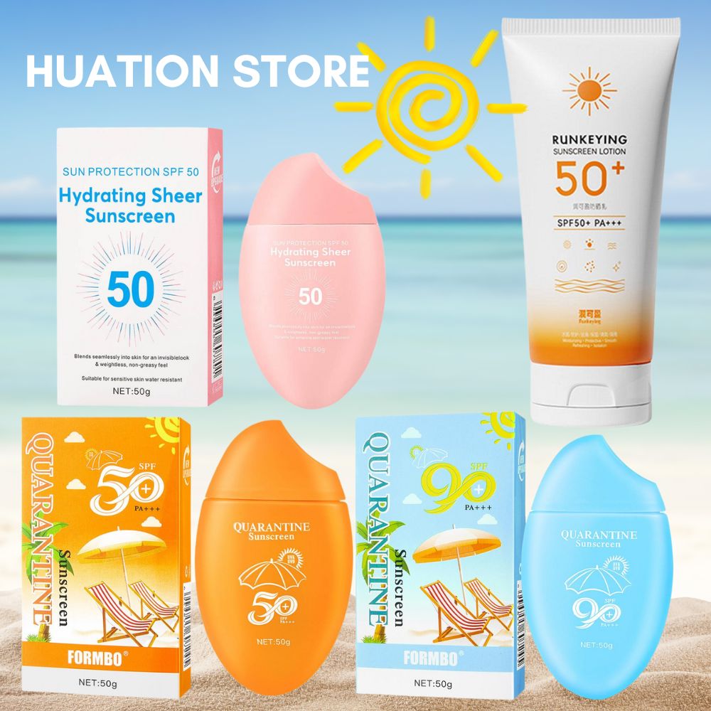 Spf 50 Waterproof Sunscreen - 50 جرام واقي من الشمس للوجه