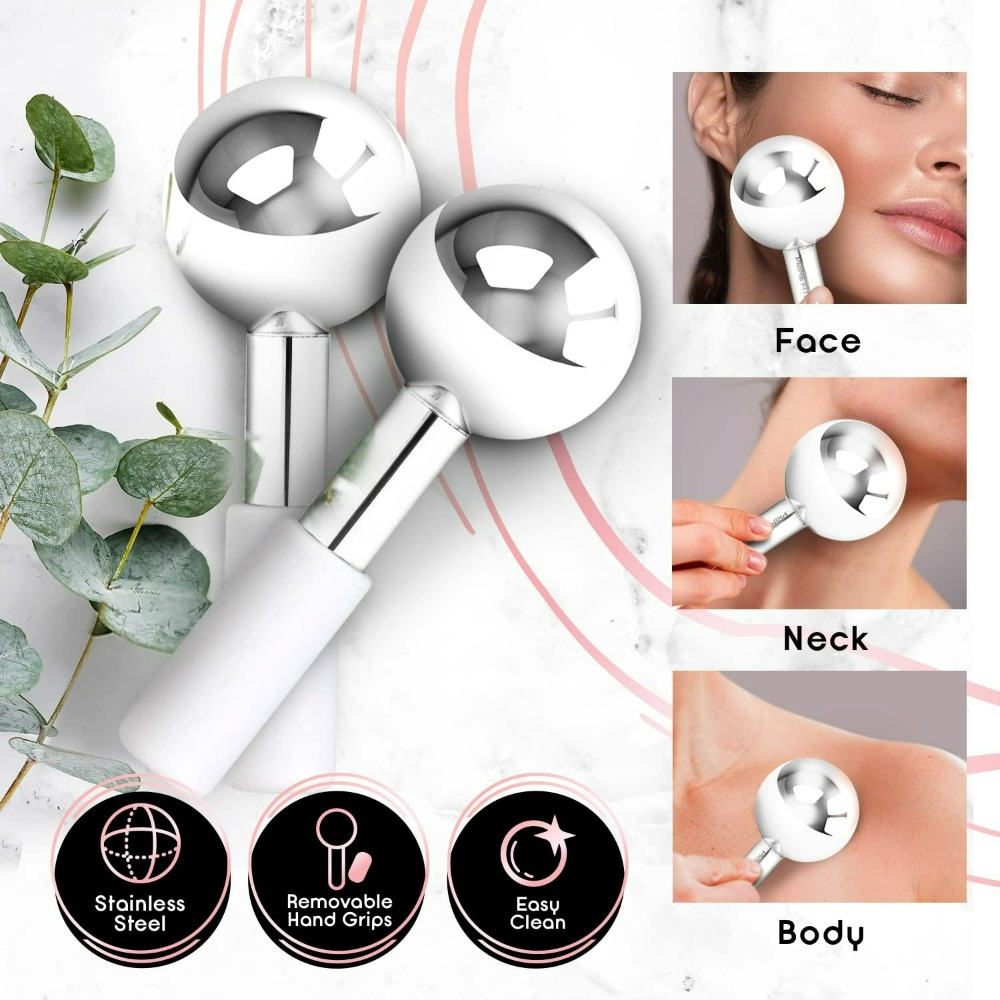 Face Ice Roller Puffiness - جهاز تدليك الوجه بالتبريد، كرات ثلجية