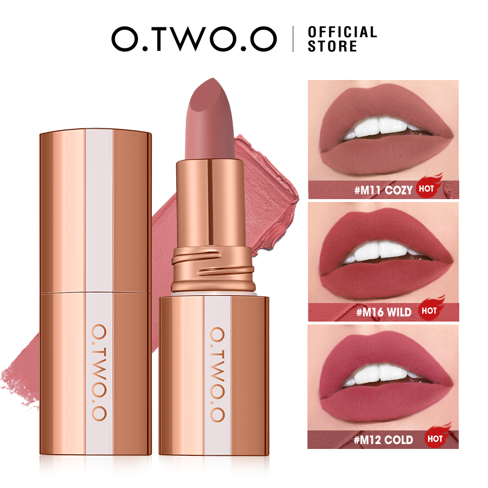 Matte Velvet Lip Tint Long Lasting - O.TWO.O ماتي أحمر الشفاه طويلة الأمد