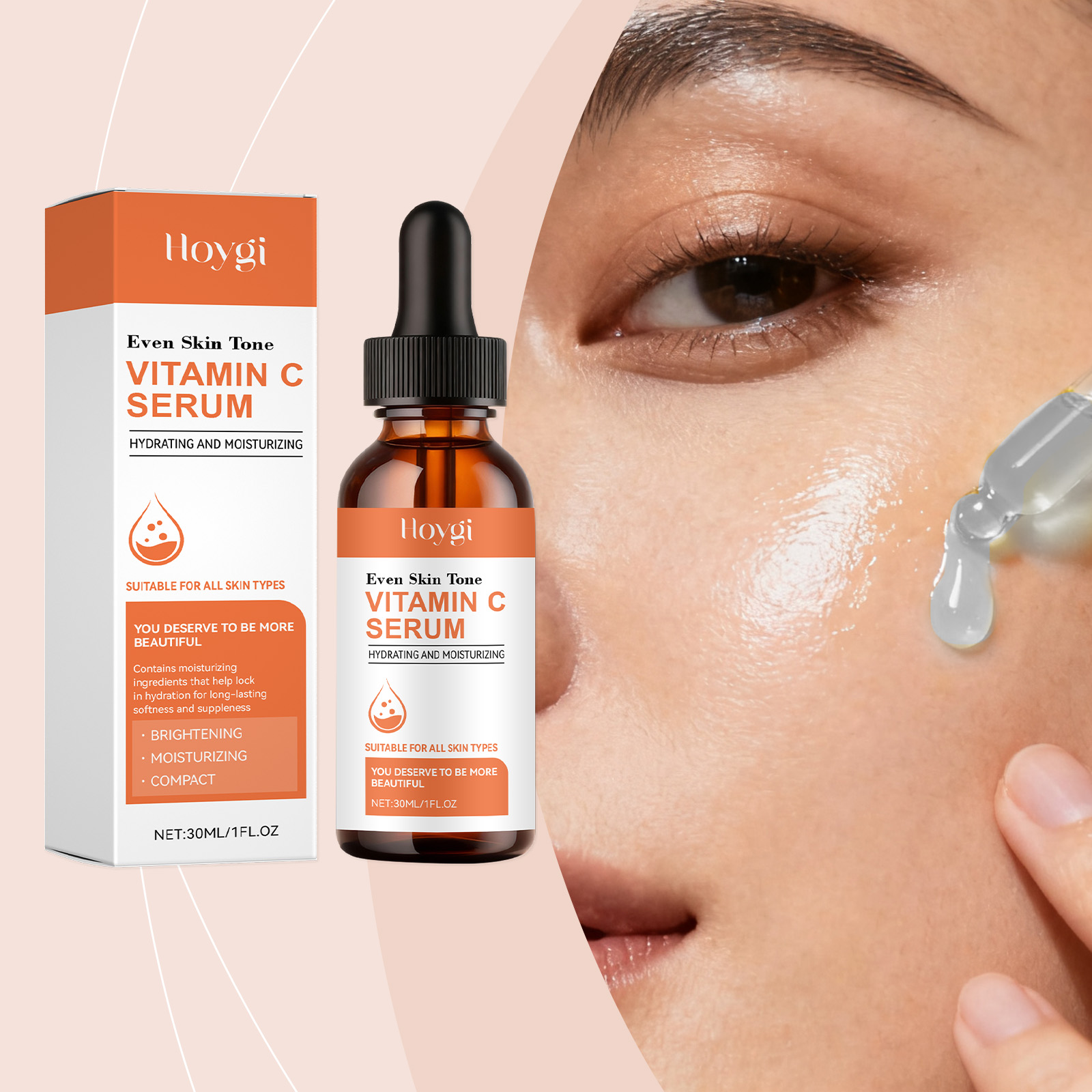 Hyaluronic Acid Facial Serum - سيروم فيتامين سي للوجه مع حمض