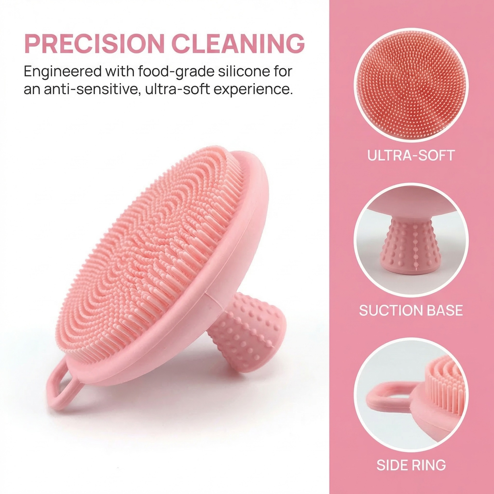 Silicone Face Scrubber Electric - فرشاة تنظيف الوجه من السيليكون، فرشاة