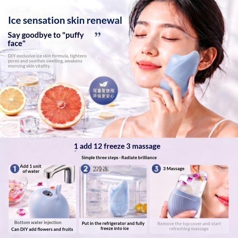 قالب سيليكون قابل لإعادة الاست - مراجعة Face Ice Roller Puffiness وسعره