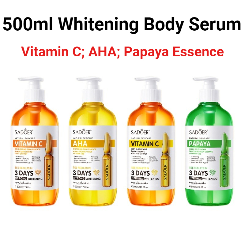 سيروم تفتيح البشرة SADOER AHA  - مراجعة Hyaluronic Acid Facial Serum وسعره