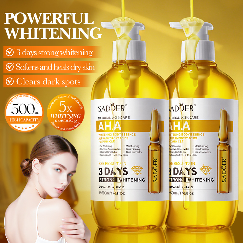 سيروم تفتيح البشرة SADOER AHA  - مراجعة Hyaluronic Acid Facial Serum وسعره