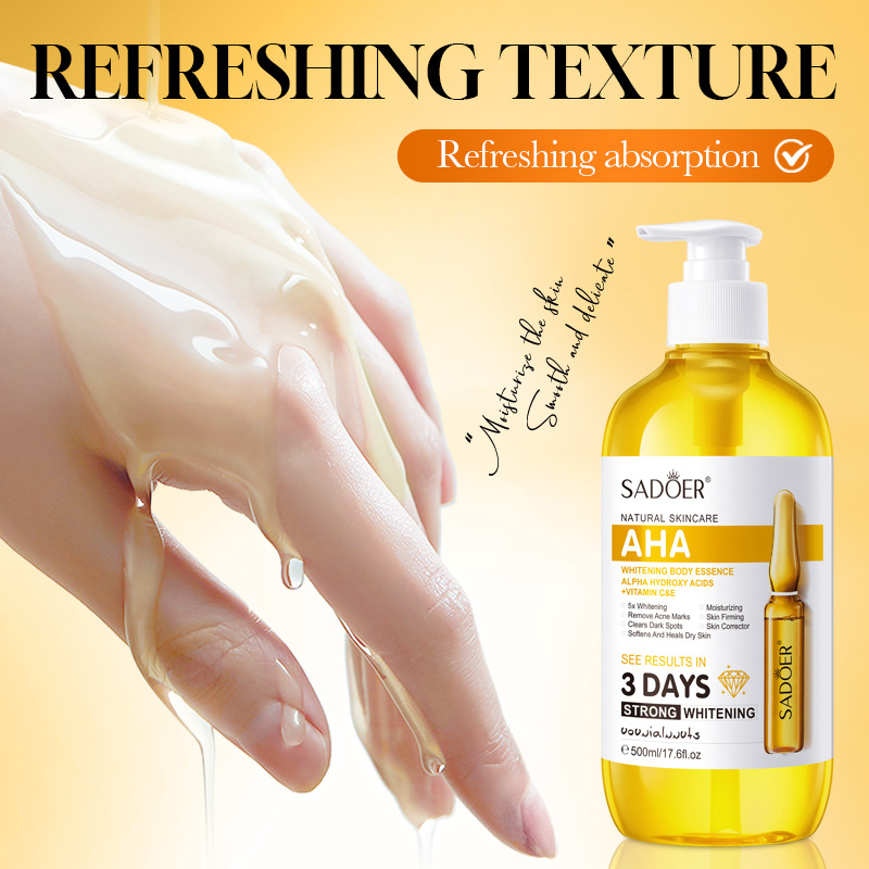 سيروم تفتيح البشرة SADOER AHA  - مراجعة Hyaluronic Acid Facial Serum وسعره