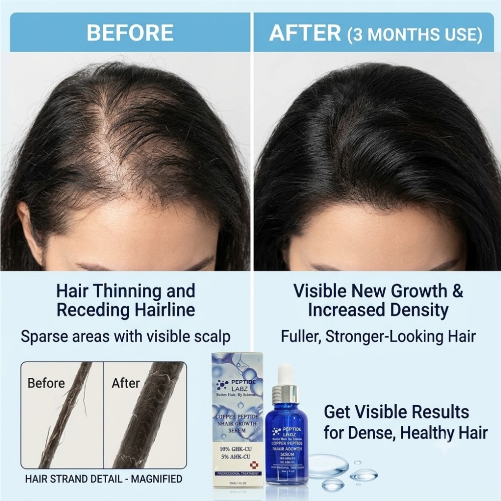 سيروم نمو الشعر بببتيد النحاس  - مراجعة Hyaluronic Acid Facial Serum وسعره