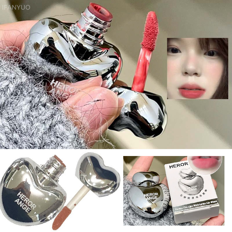 الخوخ القلب حريري ماتي أحمر ال - مراجعة Matte Velvet Lip Tint Long Lasting وسعره