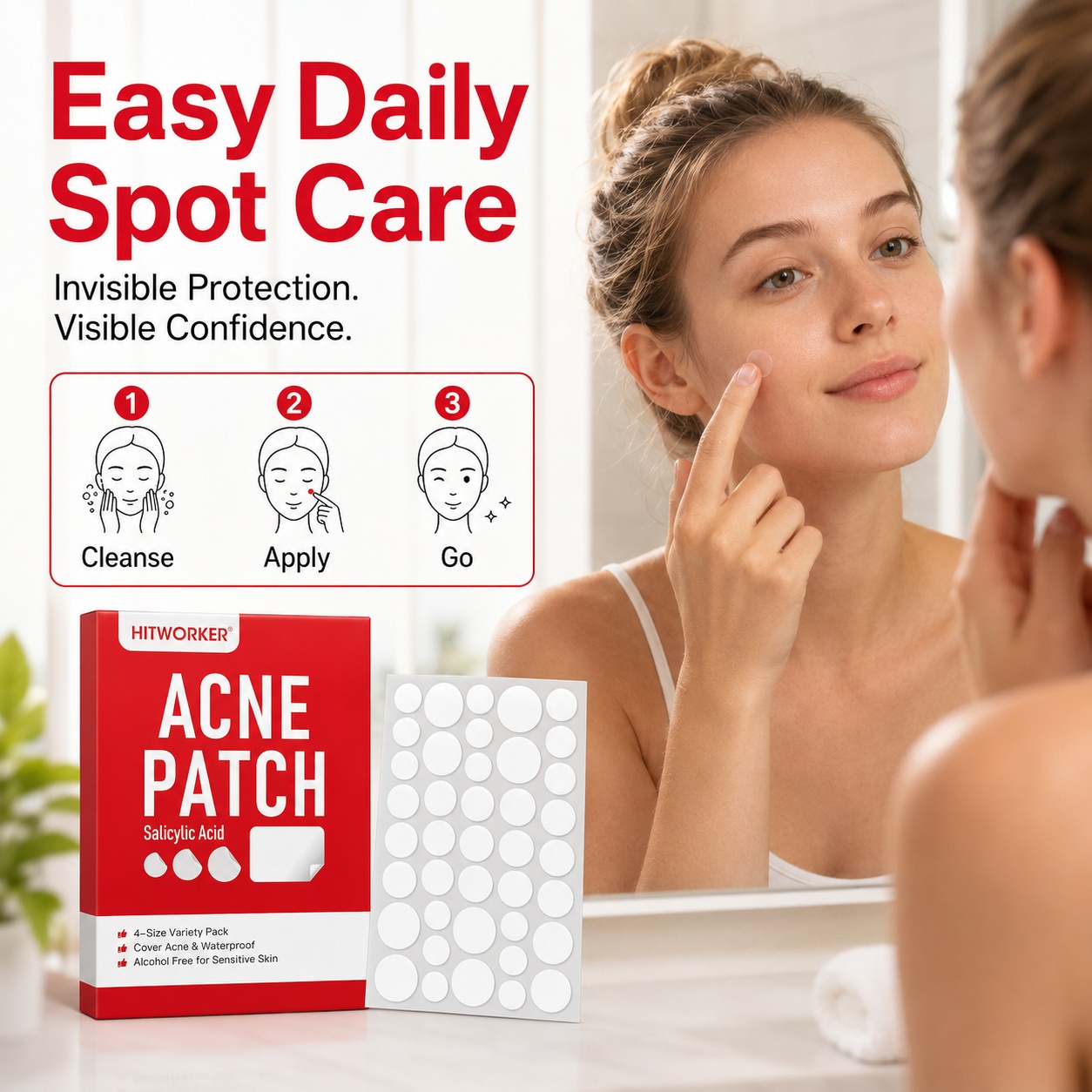 لصقات هيدروكولويد لعلاج حب الش - مراجعة Hydrocolloid Pimple Patch وسعره