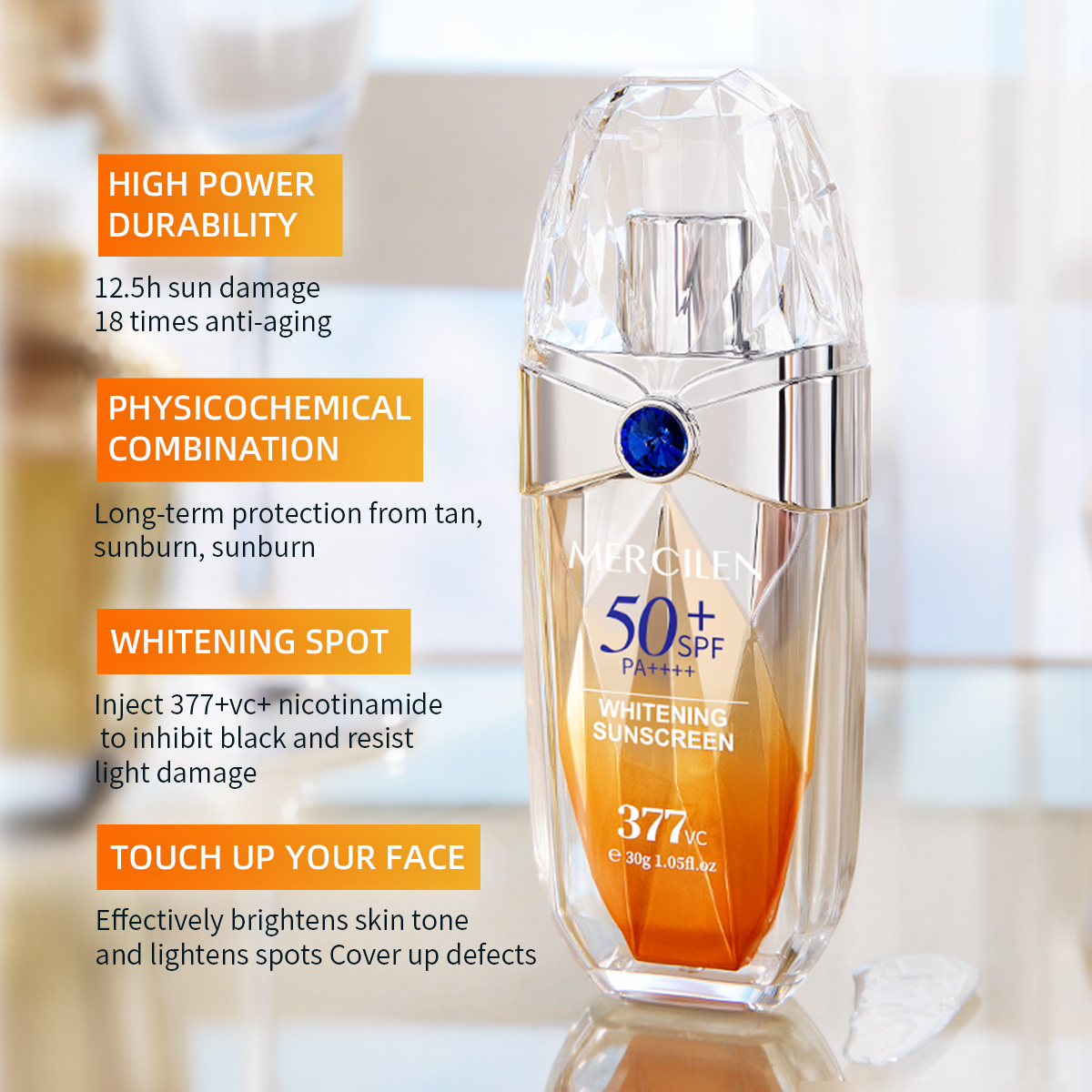 واقي شمس ميرسيلين 30 جرام، عام - مراجعة Spf 50 Waterproof Sunscreen وسعره