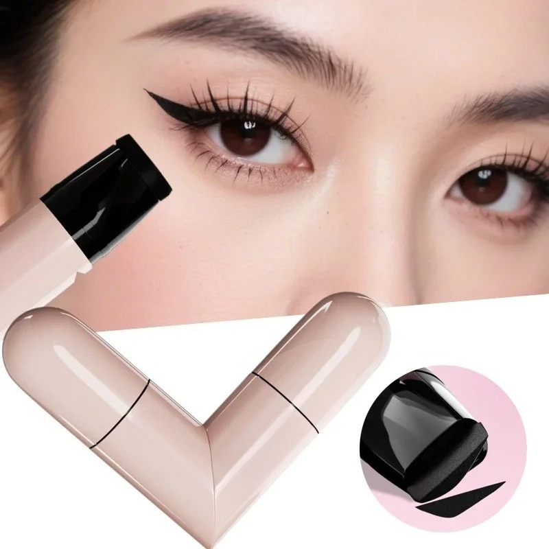 1 قطعة تدوير كحل ختم المتكاملة - مراجعة Waterproof Liquid Eyeliner Pen وسعره
