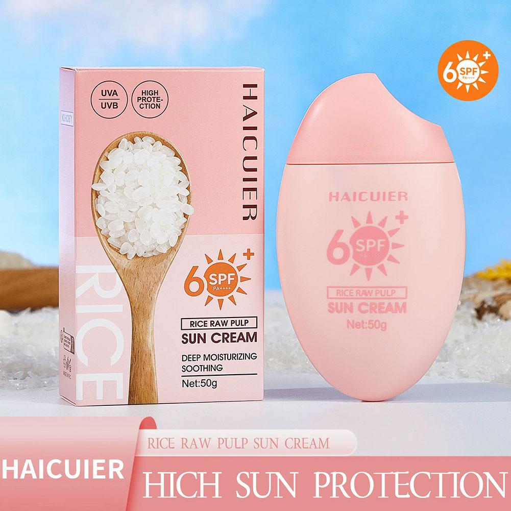 واقي شمس SPF50+ بخلاصة الأرز ا - مراجعة Spf 50 Waterproof Sunscreen وسعره