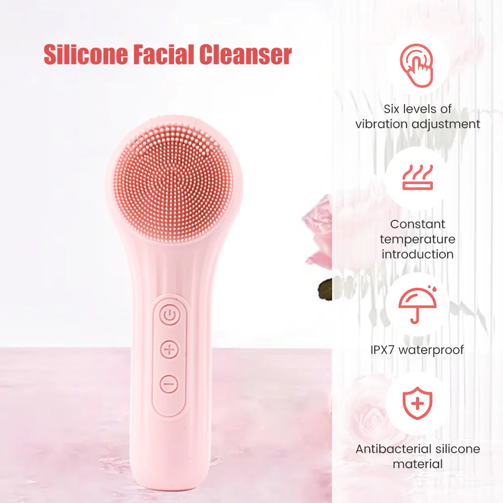 منظف فرشاة وجه سيليكون صوتي ،  - مراجعة Silicone Face Scrubber Electric وسعره