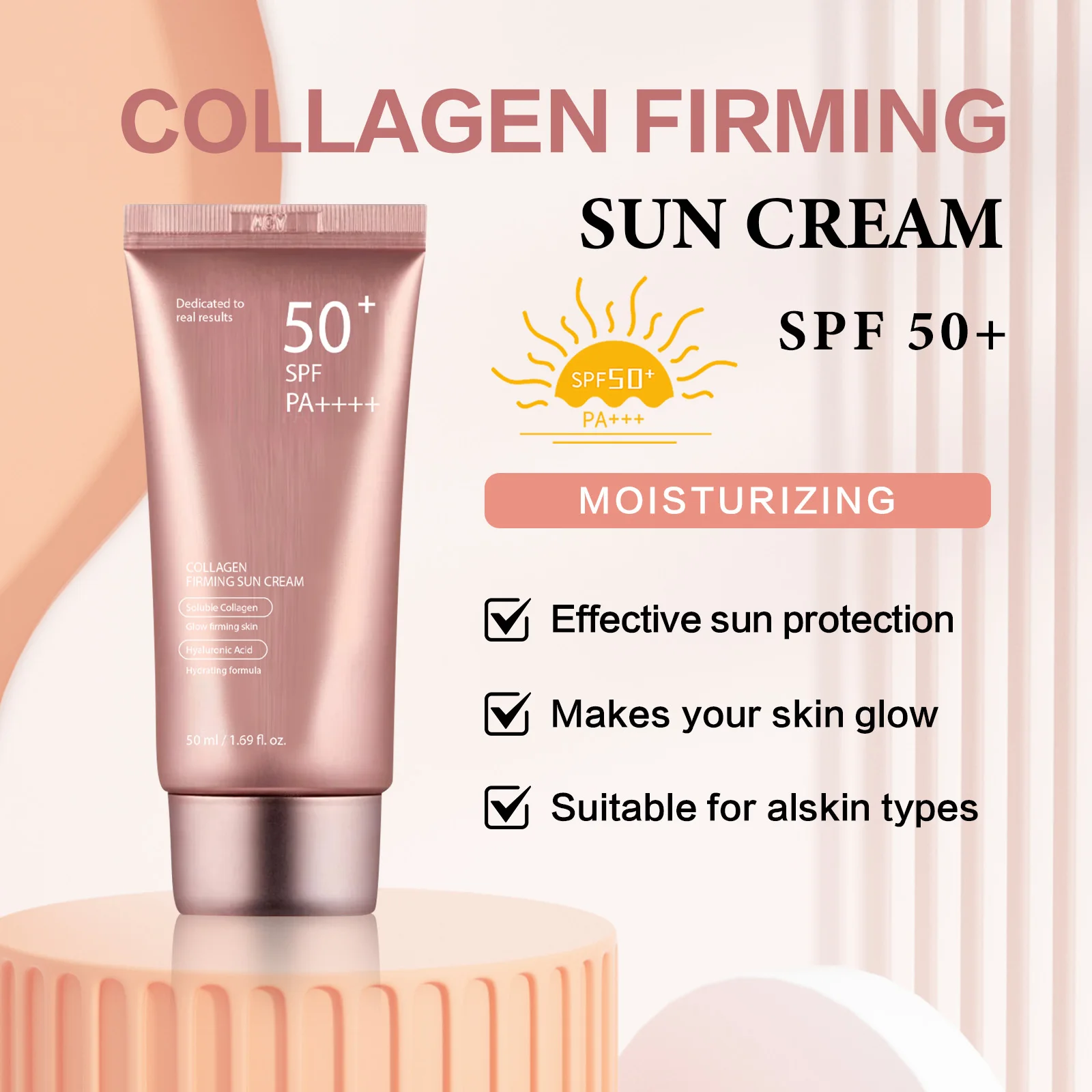 كريم واقي من الشمس SPF50 PA+++ - مراجعة Spf 50 Waterproof Sunscreen وسعره