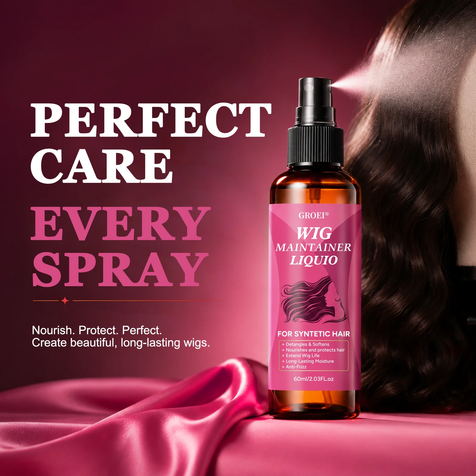 بخاخ جروي المضاد للتجعد للعناي - مراجعة Hair Care وسعره