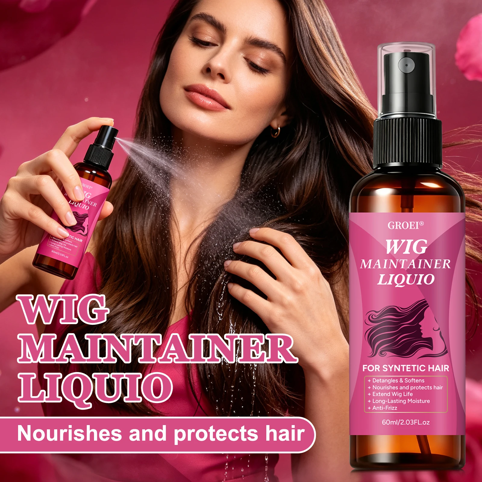 بخاخ جروي المضاد للتجعد للعناي - مراجعة Hair Care وسعره