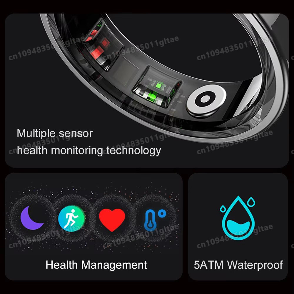 خاتم ذكي R10 مع علبة شحن للرجا - مراجعة Health Monitors وسعره