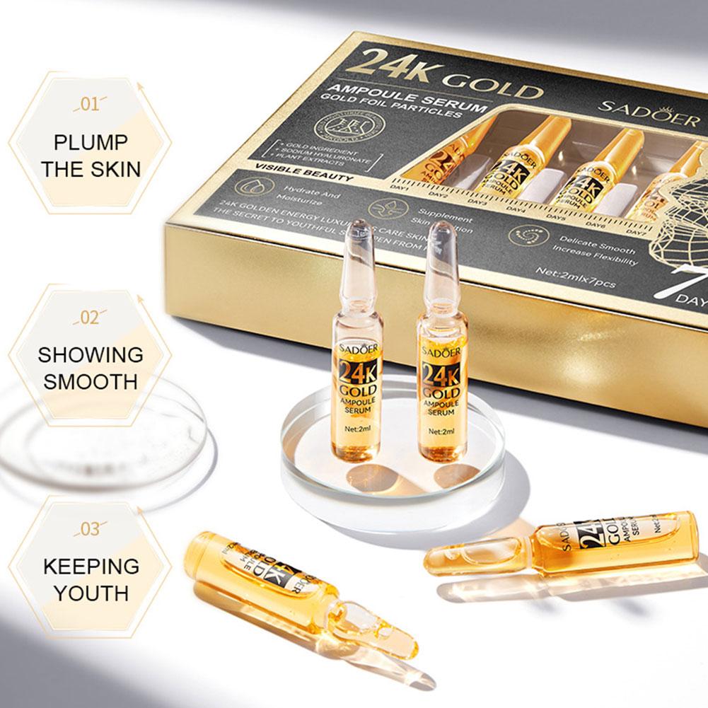 2 مل * 7 قوارير/علبة - أمبولات - مراجعة Hyaluronic Acid Facial Serum وسعره