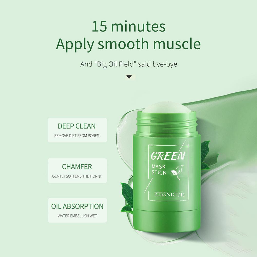 قناع الشاي الأخضر للوجه، قناع  - مراجعة Green Tea Cleansing Clay Mask وسعره