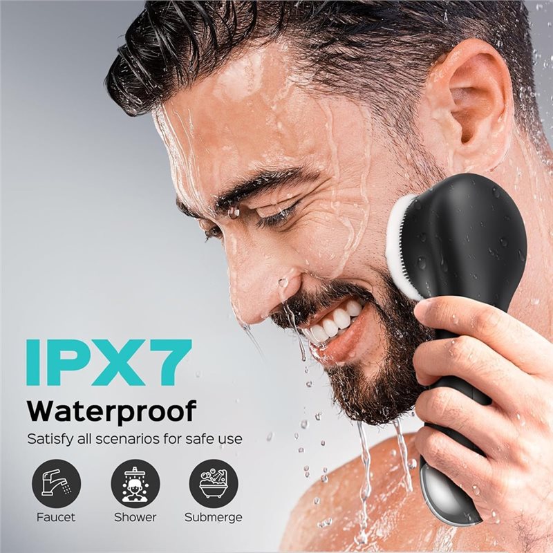 فرشاة تنظيف الوجه AA20، فرشاة  - مراجعة Silicone Face Scrubber Electric وسعره