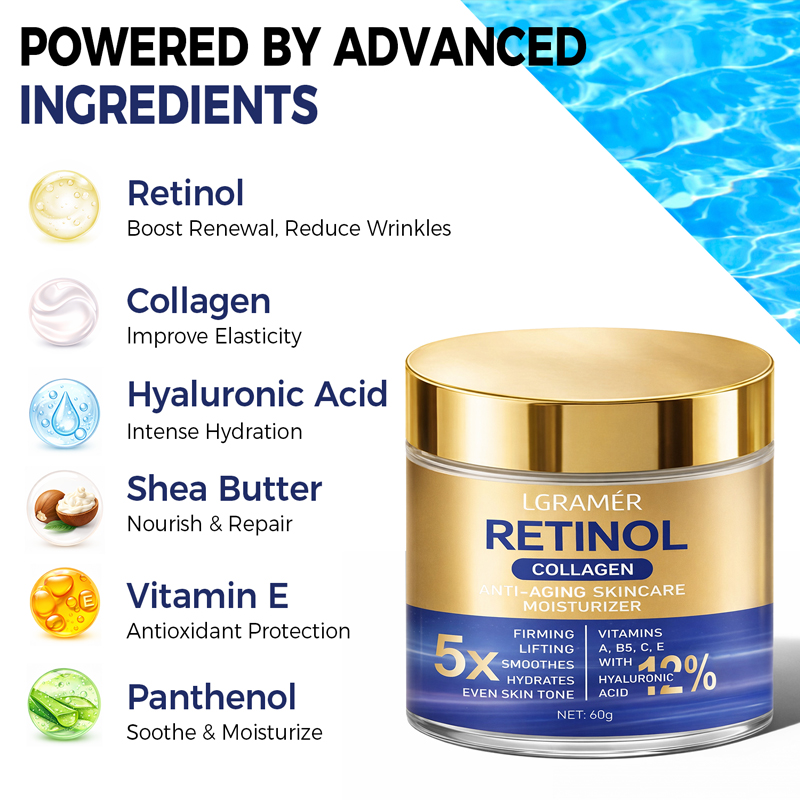 كريم الريتينول للوجه مرطب ومزي - مراجعة Retinol Anti Wrinkle Cream وسعره