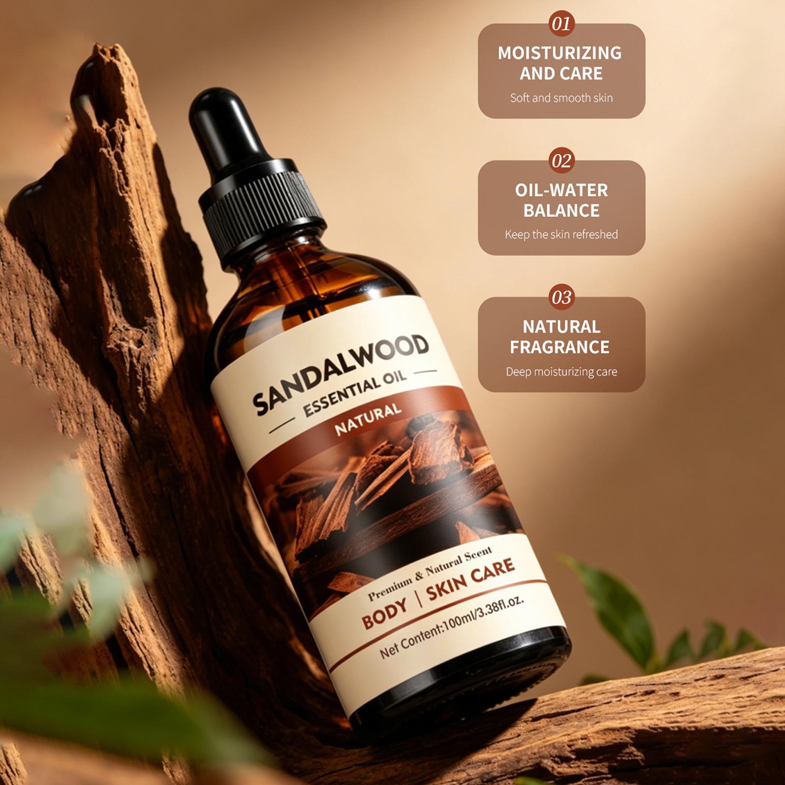 زيت عطري برائحة خشب الصندل 100 - مراجعة Hair Care وسعره