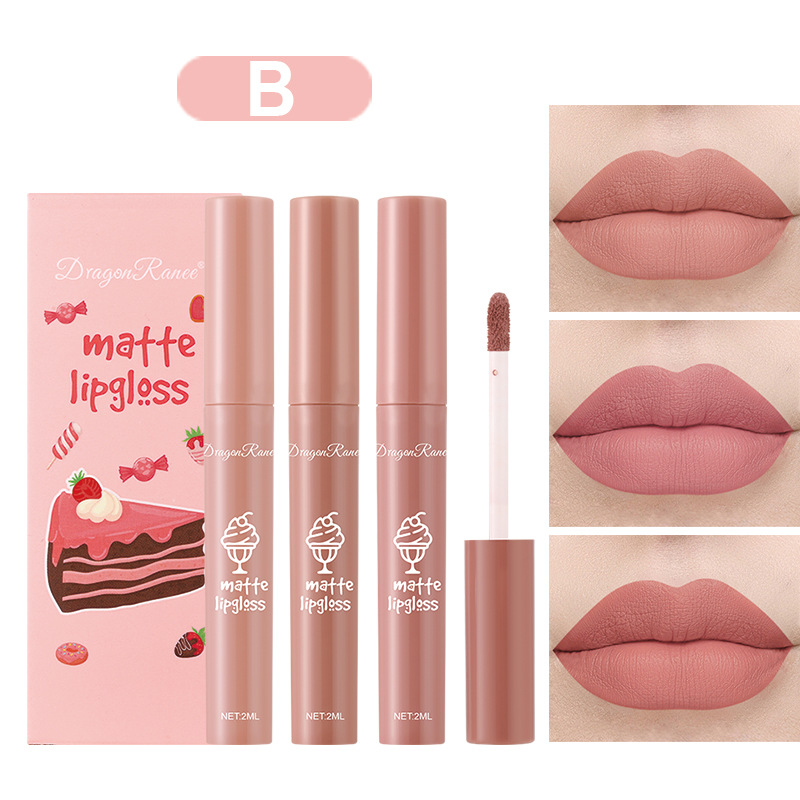مجموعة من 3 أحمر شفاه سائل مخم - مراجعة Matte Velvet Lip Tint Long Lasting وسعره