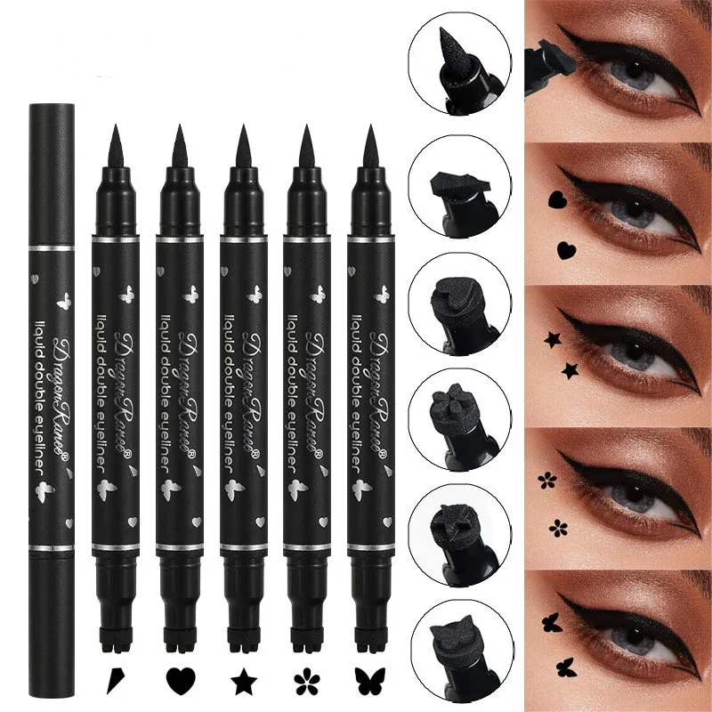 قلم كحل ختم الفراشة ، نجمة ، ق - مراجعة Waterproof Liquid Eyeliner Pen وسعره