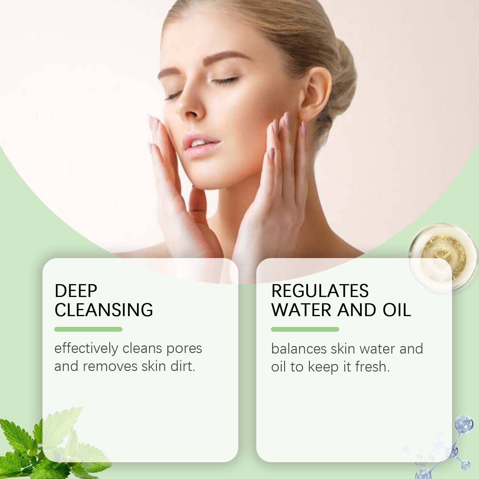 1-5 قطع من قناع الطين الأخضر ل - مراجعة Green Tea Cleansing Clay Mask وسعره