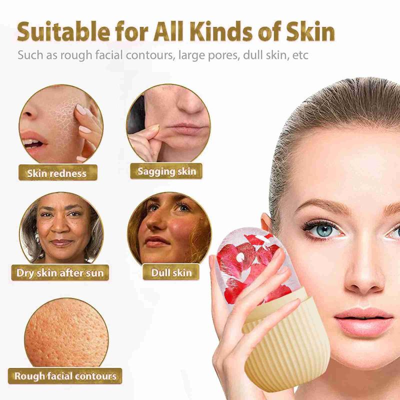 قالب سيليكون متعدد الوظائف لصن - مراجعة Face Ice Roller Puffiness وسعره