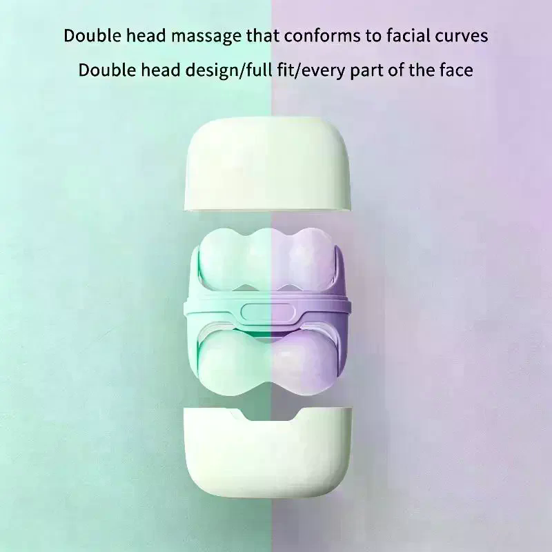 أسطوانة تدليك مزدوجة الرأس للو - مراجعة Face Ice Roller Puffiness وسعره