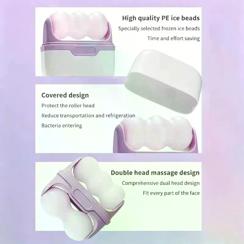 أسطوانة تدليك مزدوجة الرأس للو - مراجعة Face Ice Roller Puffiness وسعره