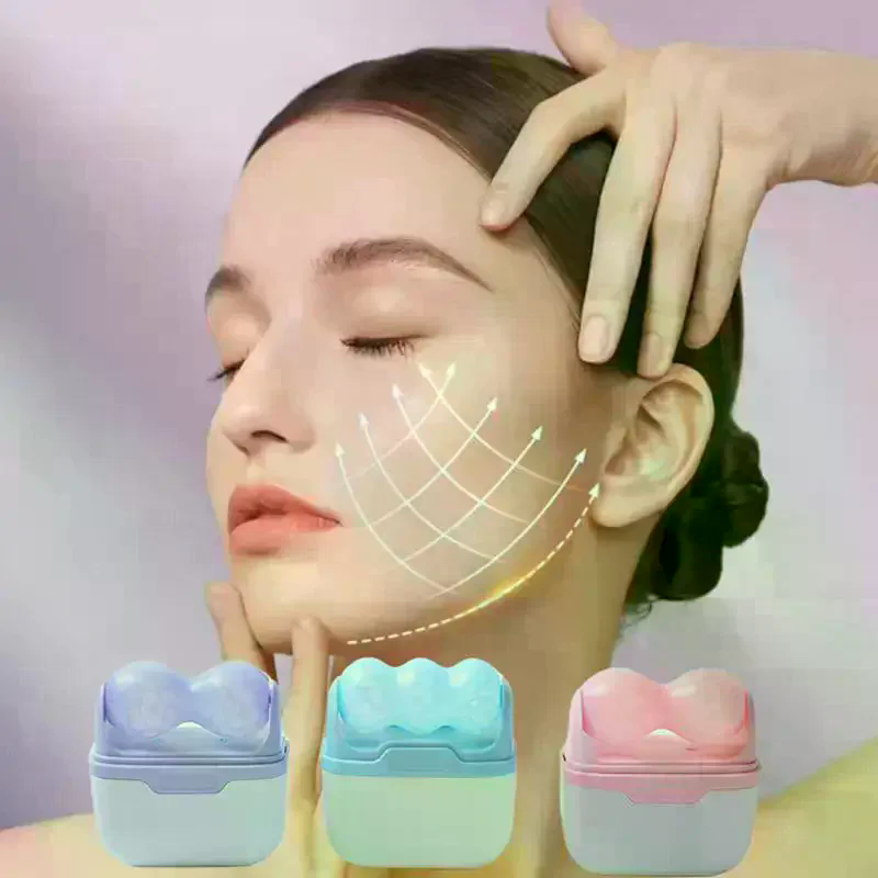 أسطوانة تدليك مزدوجة الرأس للو - مراجعة Face Ice Roller Puffiness وسعره