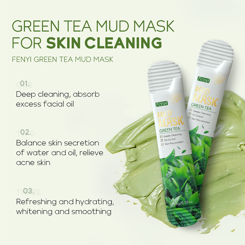 قناع الطين الأخضر من فيني، مجم - مراجعة Green Tea Cleansing Clay Mask وسعره