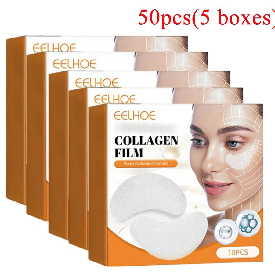 5 صناديق الكولاجين للذوبان بقع - مراجعة Collagen Under Eye Patches وسعره