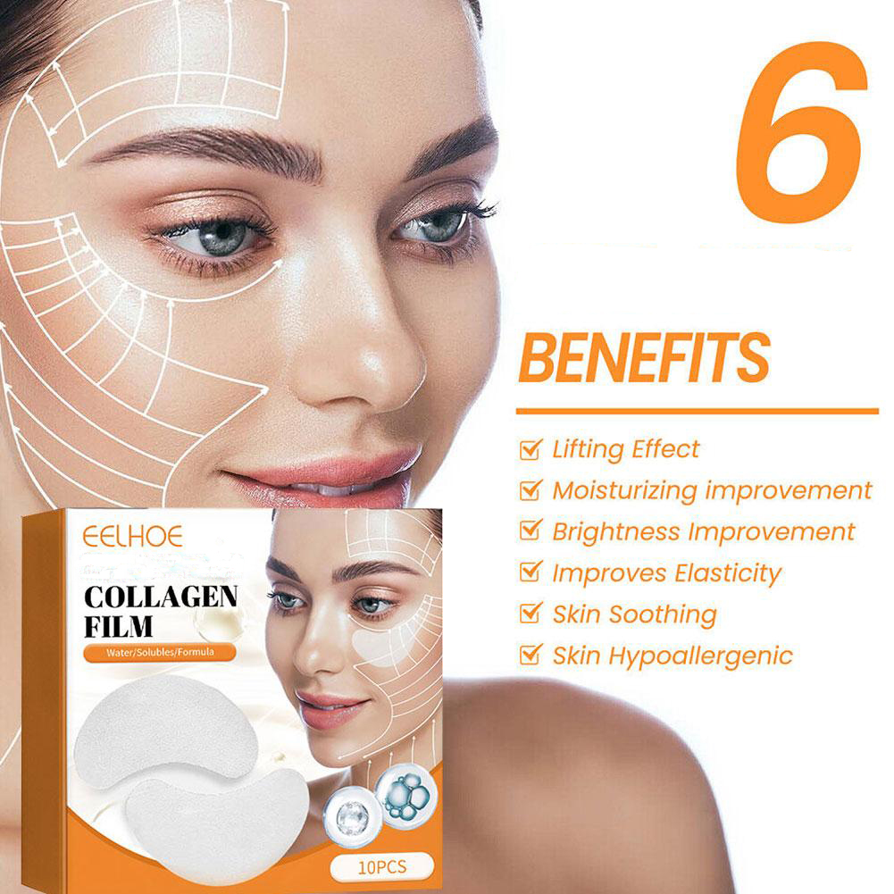 5 صناديق الكولاجين للذوبان بقع - مراجعة Collagen Under Eye Patches وسعره